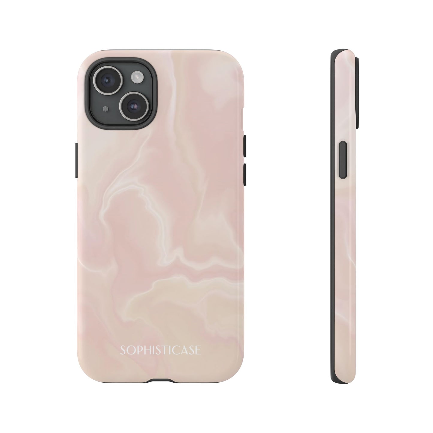 Liquid Magic in Beige Haze - iPhone Case