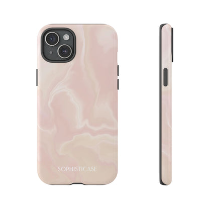 Liquid Magic in Beige Haze - iPhone Case