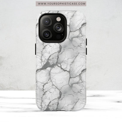 Marble Opulence in Charcoal Grey - Magsafe Case