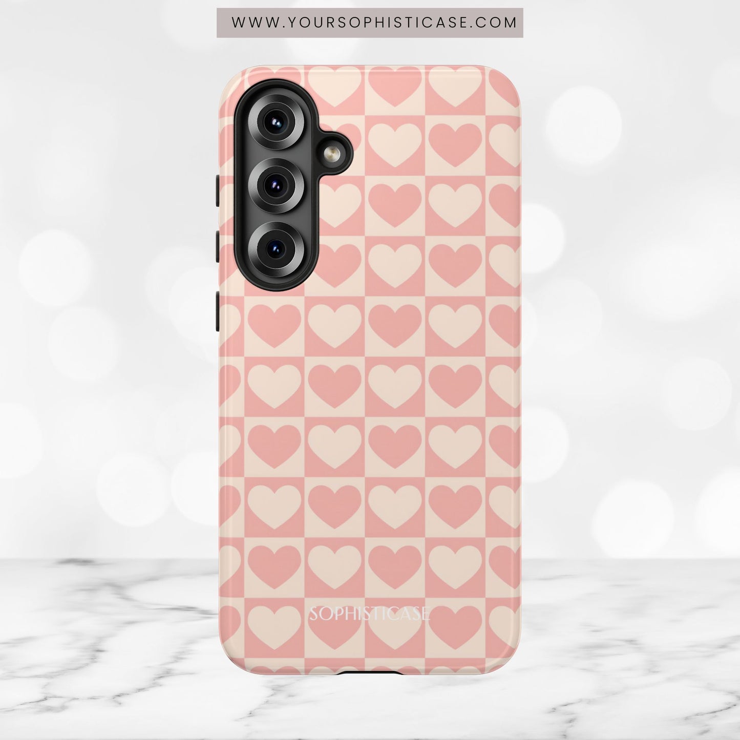 Tough Love in Pink - Tough Phone Case