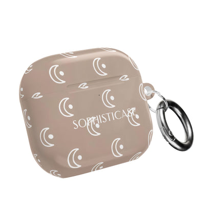 AirPod Cases - Moon Phase in Boho Brown