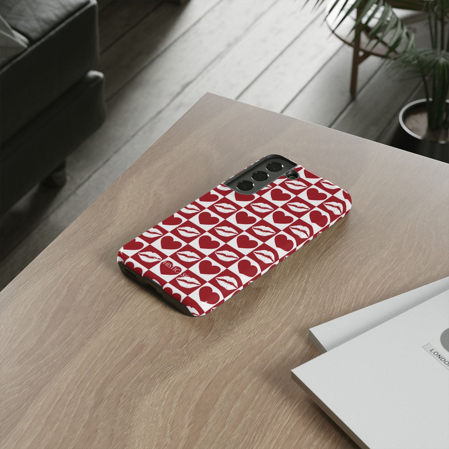 Belle Amie in Red - iPhone Case, Samsung Galaxy Case, Google Pixel Case