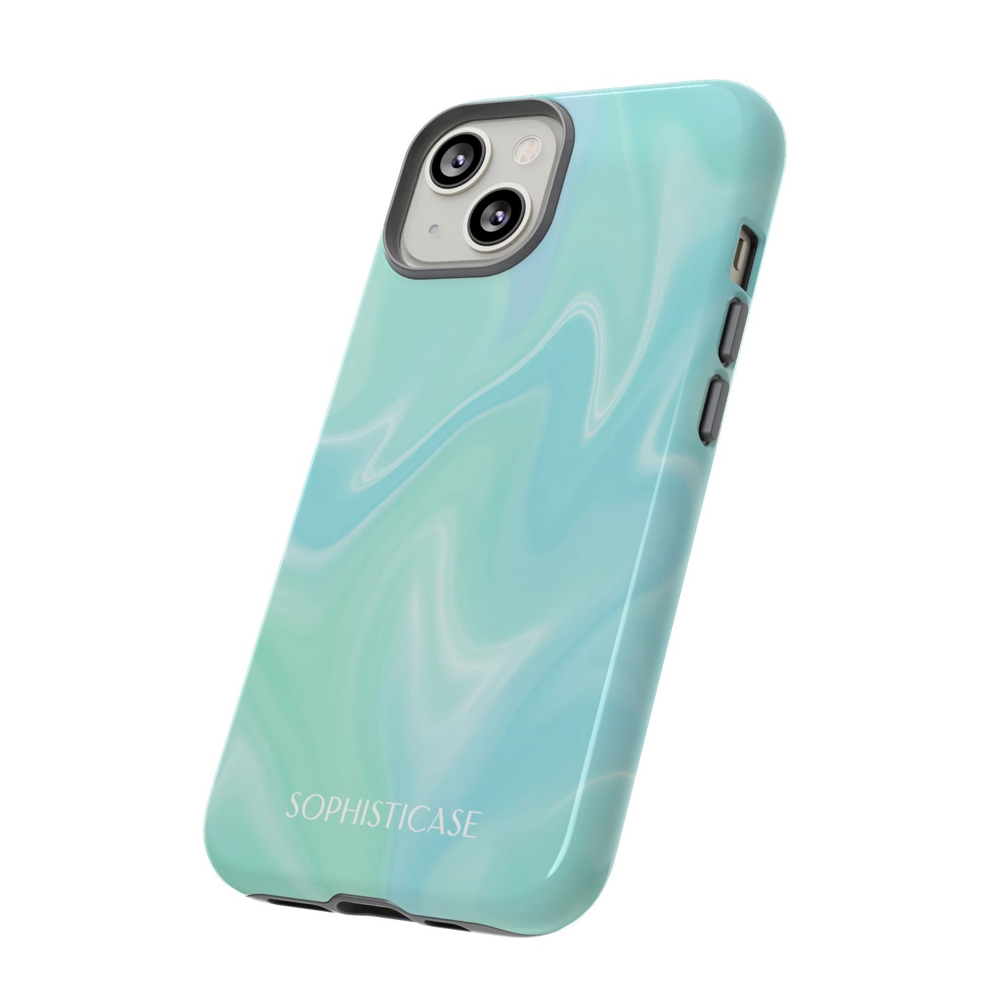 Liquid Magic in Green Haze - iPhone Case