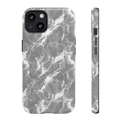 Marble Crush in Charcoal Grey - iPhone Case