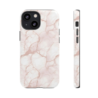 Marble Opulence in Neutral Beige - iPhone Case