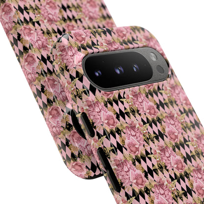 Rose Diamond Romance in Isolde - Tough Phone Case