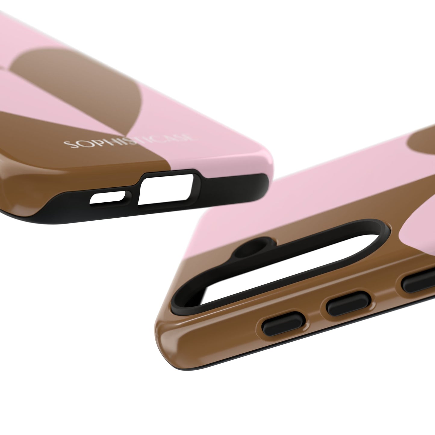 Be Mine in Pink and Brown - iPhone Case, Samsung Galaxy Case, Google Pixel Case