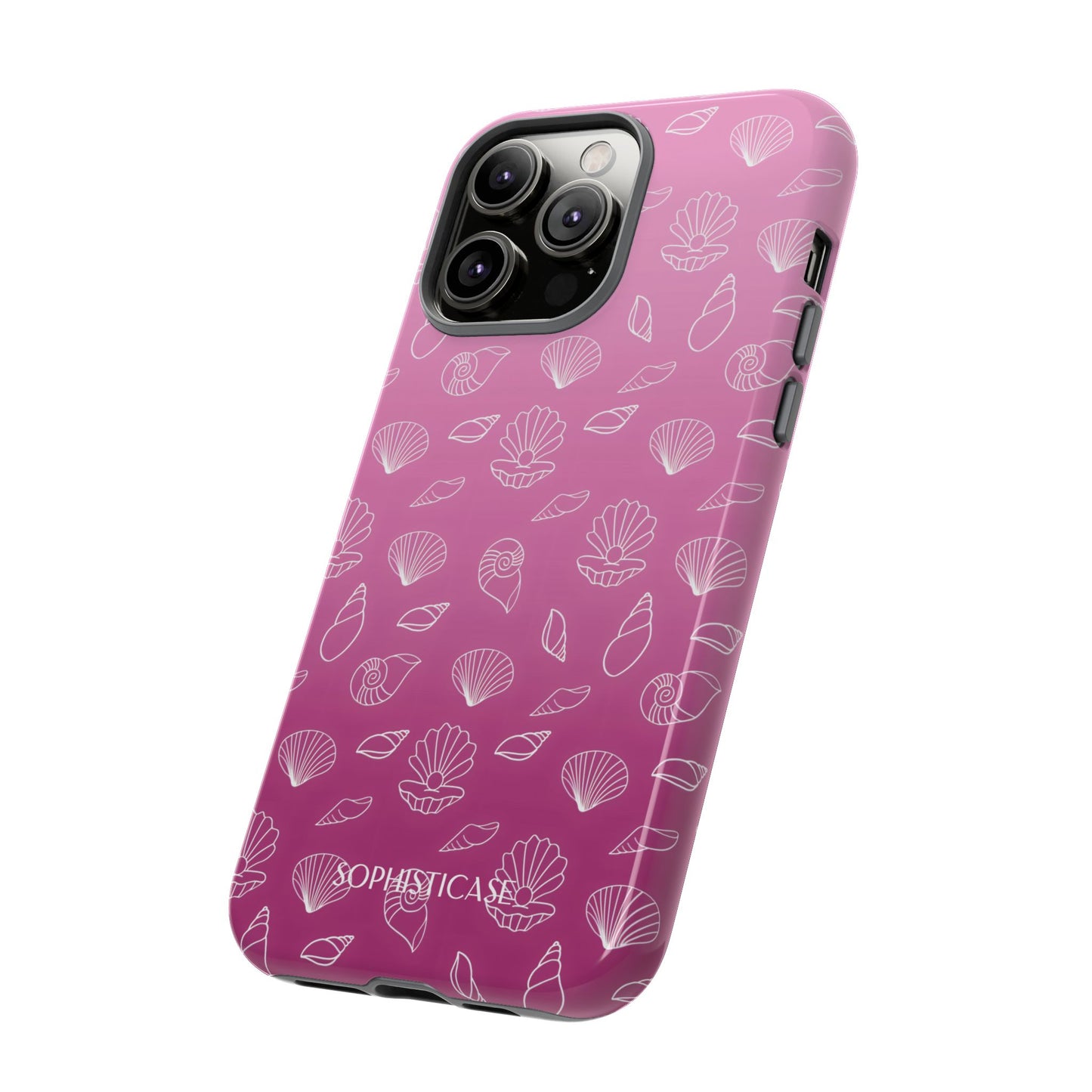 Seashell Society in Purple - iPhone Case, Samsung Galaxy Case, Google Pixel Case