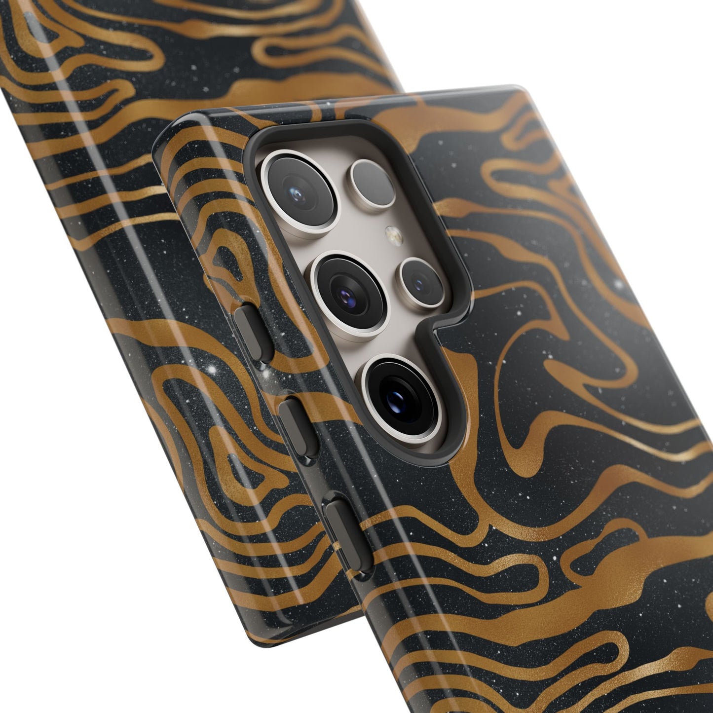 Cosmic Zebra in Black - iPhone Case, Samsung Galaxy Case, Google Pixel Case