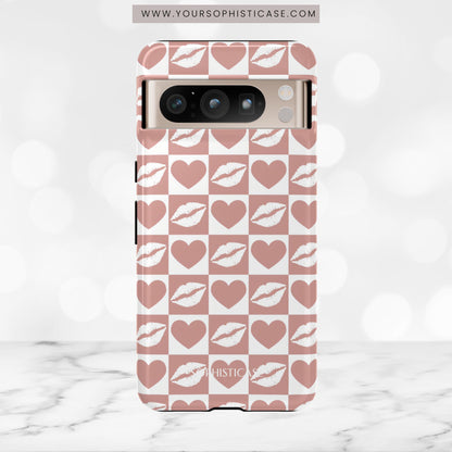 Belle Amie in Neutral Brown - Tough Phone Case