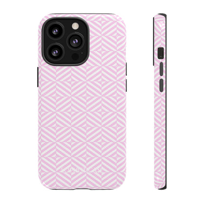 Illusions in Pink - Dual Layer Shockproof Phone Case for iPhone, Google Pixel and Samsung Galaxy