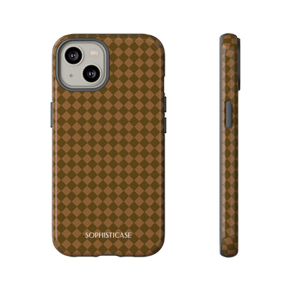 Diamond Diva in Deep Brown - iPhone Case, Samsung Galaxy Case, Google Pixel Case