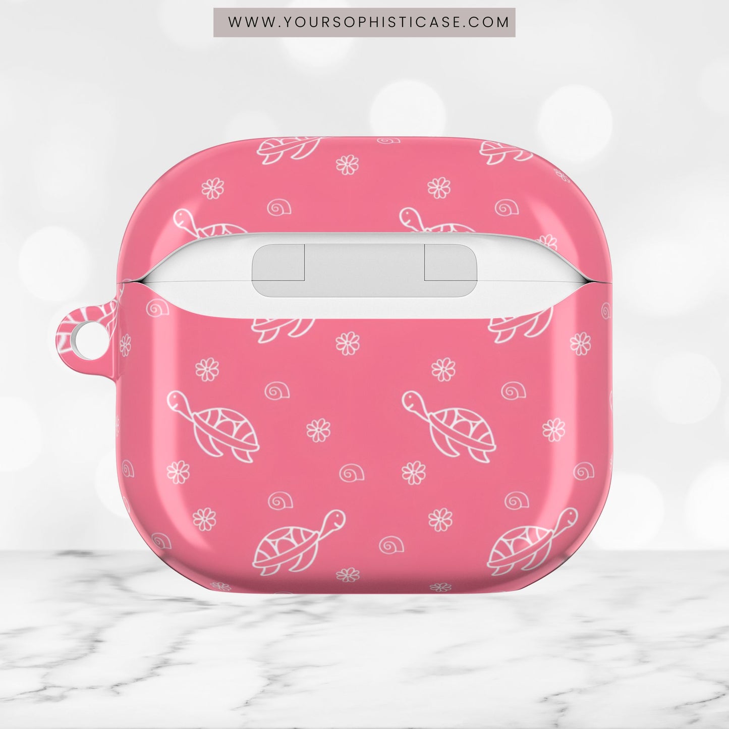 AirPod Cases - Turtle Island in Pink
