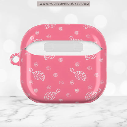 AirPod Cases - Turtle Island in Pink