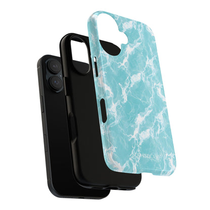 Marble Crush in Aqua - Tough Phone Case