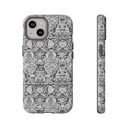 Luxe Lace in Black - iPhone Case