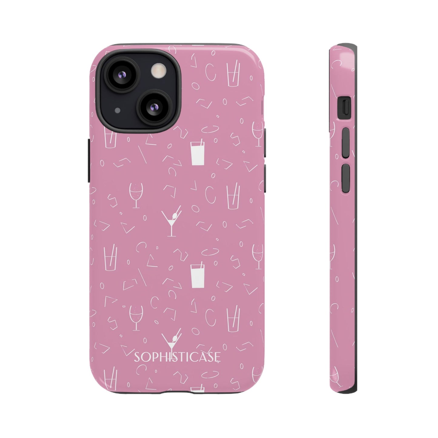Cocktail Hour in Pink - iPhone Case