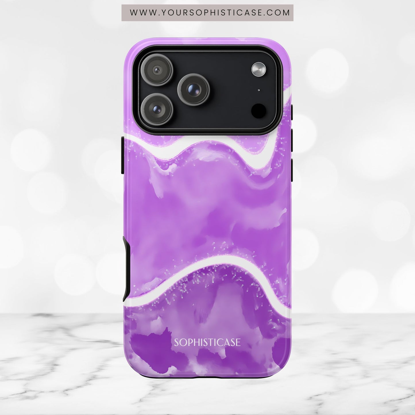 Serenity in Deep Purple - iPhone Case