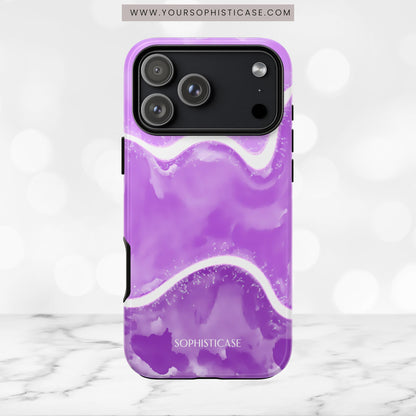 Serenity in Deep Purple - iPhone Case