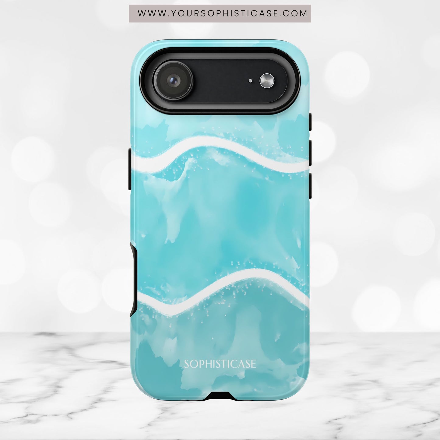 Serenity in Aqua - iPhone Case