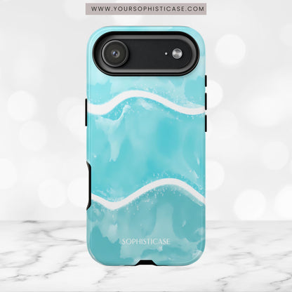 Serenity in Aqua - iPhone Case