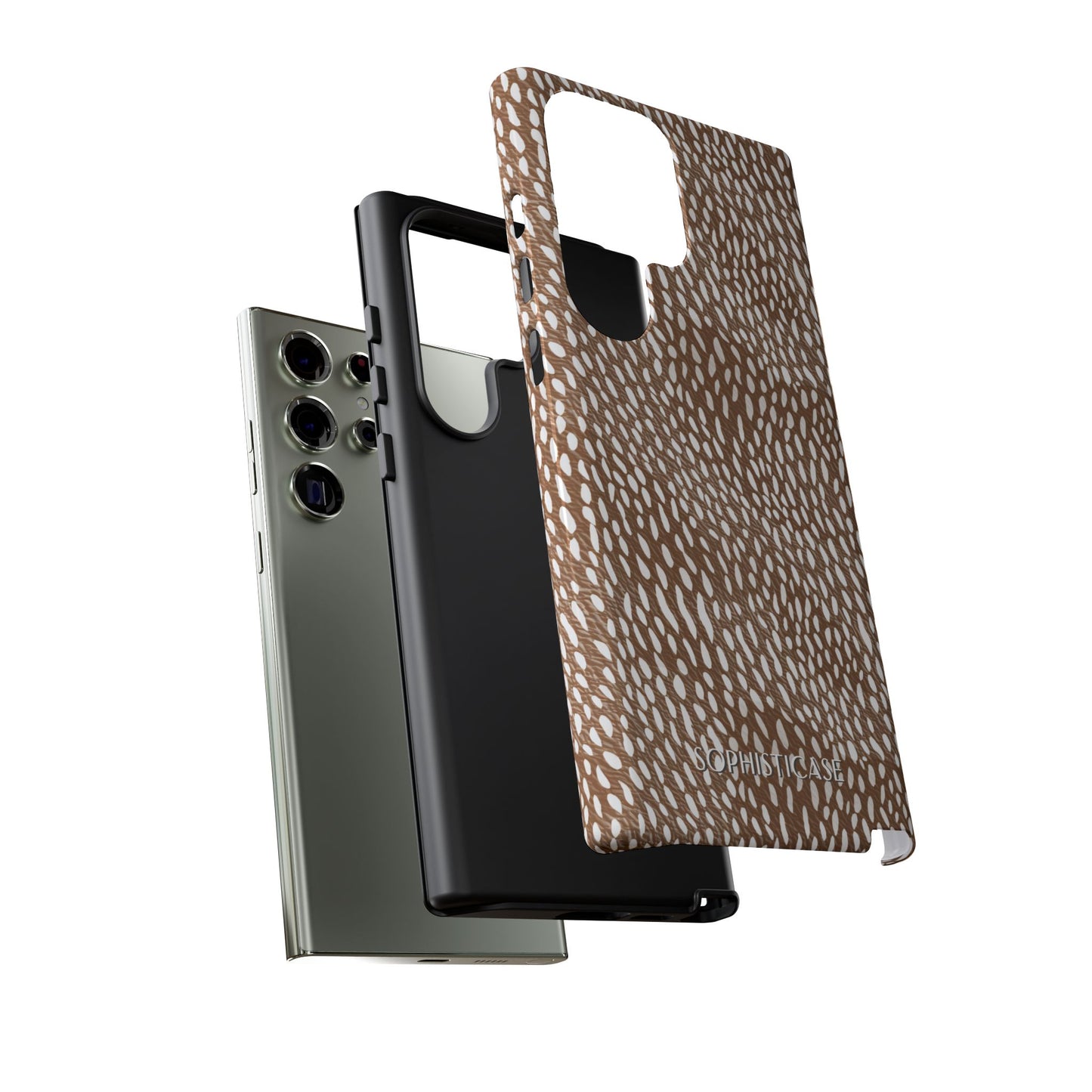 Oh Deer! in Brown - Drop Proof Phone Case for Samsung Galaxy