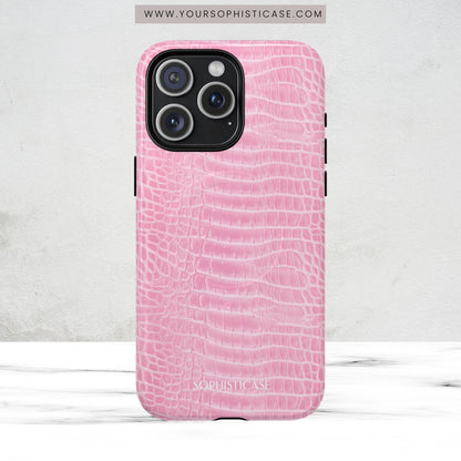 Luxe Leather in Pink - Magsafe Case
