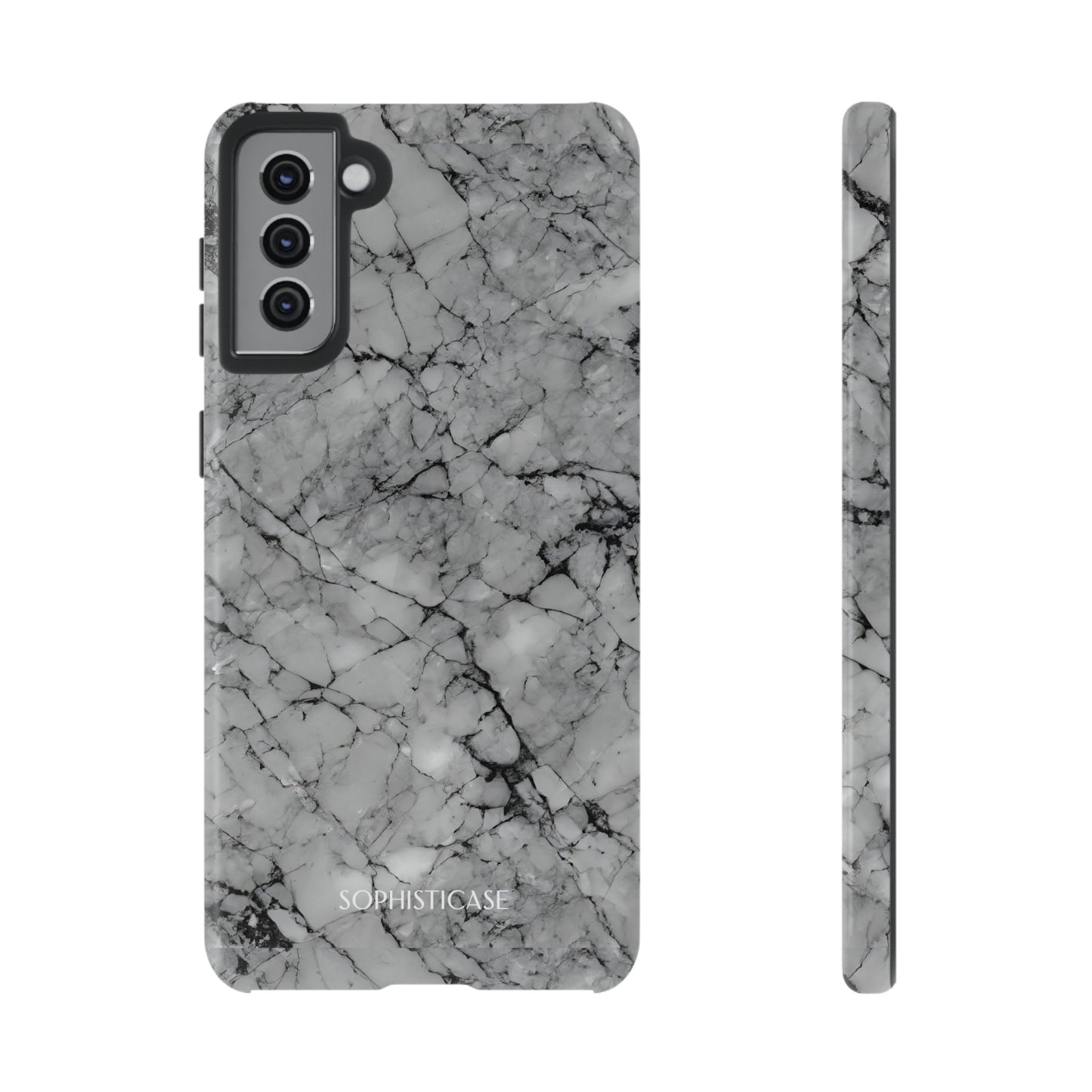 Marble Opulence in Grey - iPhone Case, Samsung Galaxy Case, Google Pixel Case