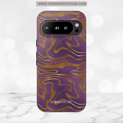 Cosmic Zebra in Purple - iPhone Case, Samsung Galaxy Case, Google Pixel Case