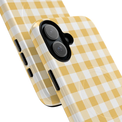 Gingham in Yellow - Magsafe Case