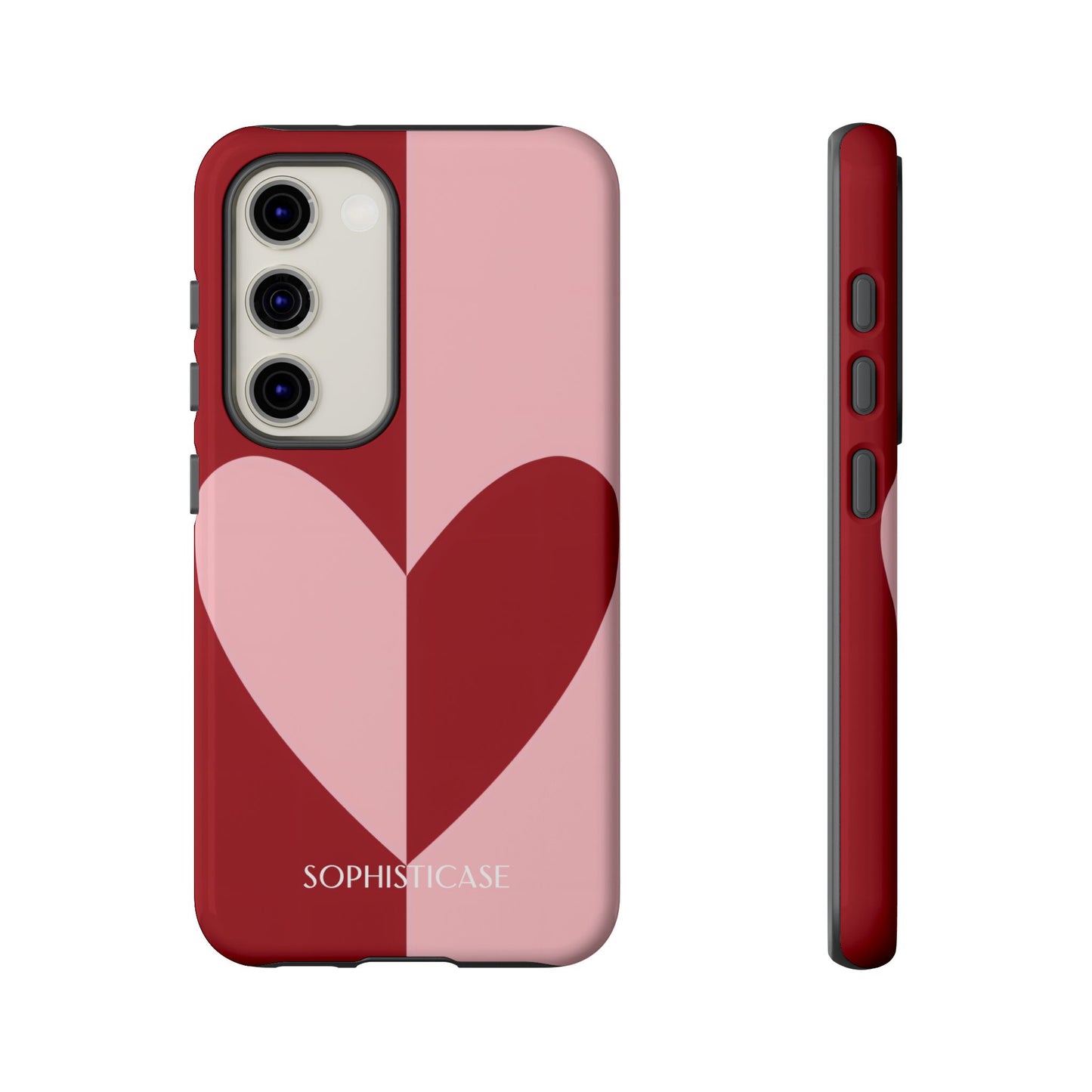 Be Mine in Red and Pink - iPhone Case, Samsung Galaxy Case, Google Pixel Case