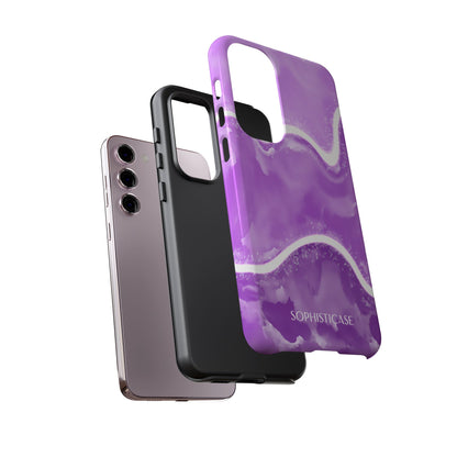 Serenity in Deep Purple - Protective Phone Case for Samsung Galaxy