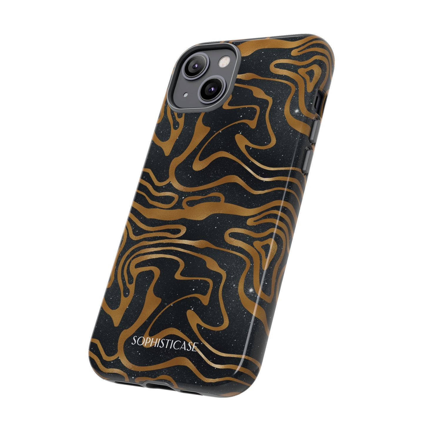 Cosmic Zebra in Black - iPhone Case, Samsung Galaxy Case, Google Pixel Case