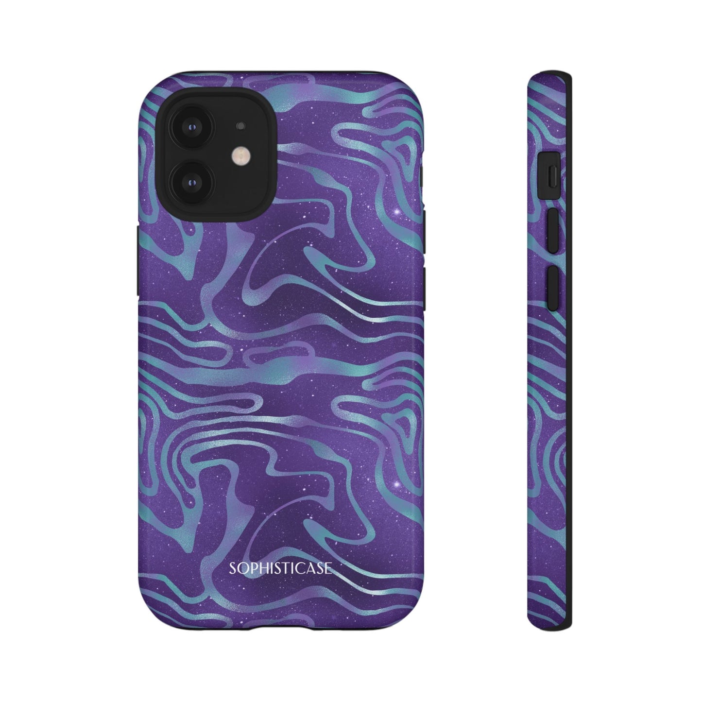 Cosmic Gold in Blue & Purple - iPhone Case, Samsung Galaxy Case, Google Pixel Case