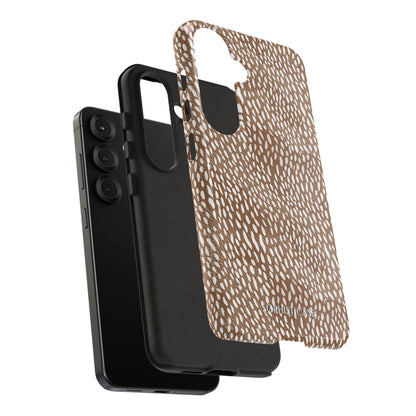 Oh Deer! in Brown- Tough Phone Case