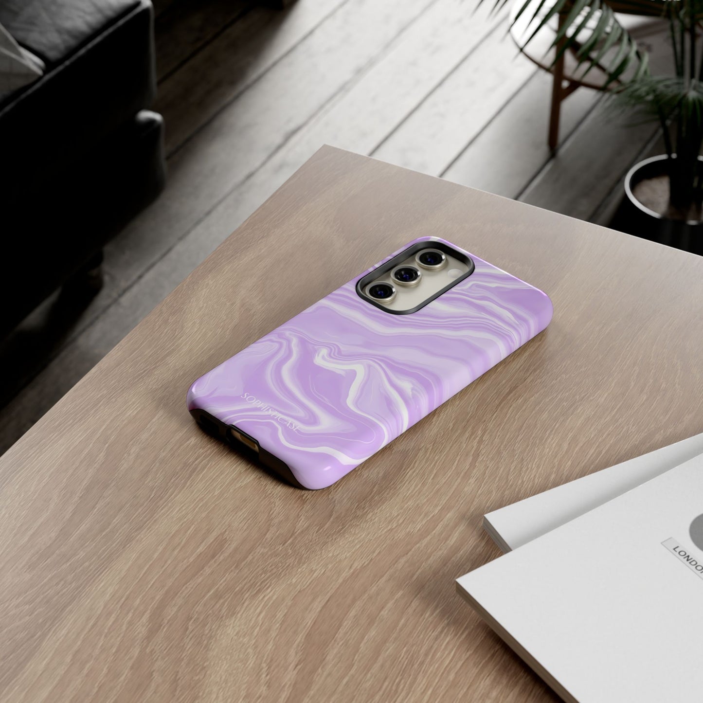 Liquid Dreams in Light Purple - Tough Phone Case