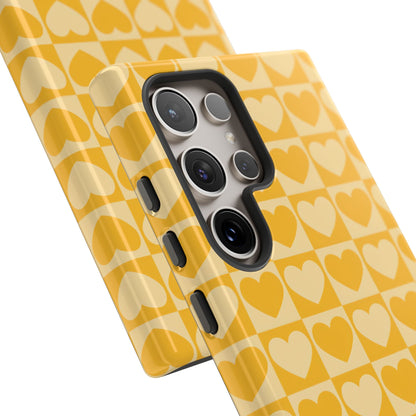 Tough Love in Yellow - Tough Phone Case
