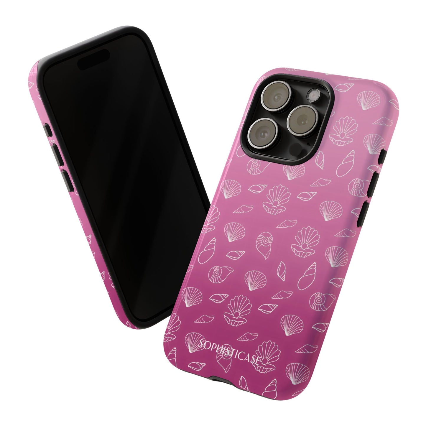 Seashell Society in Purple - iPhone Case, Samsung Galaxy Case, Google Pixel Case