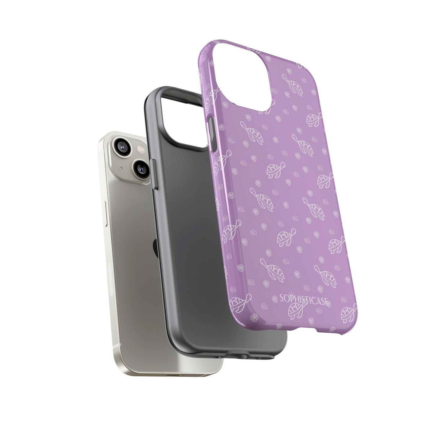 Turtle Island in Purple - iPhone Case