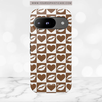 Belle Amie in Deep Brown - iPhone Case, Samsung Galaxy Case, Google Pixel Case