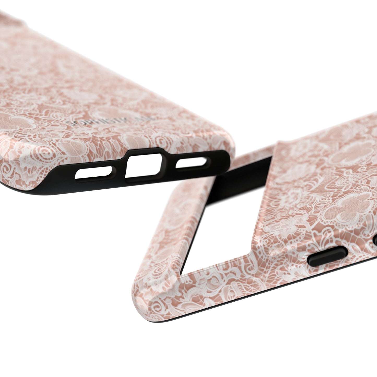 Luxe Lace in Brown - Tough Phone Case