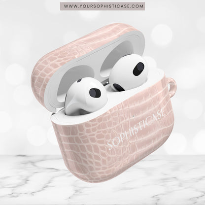 AirPod Cases - Luxe Leather in Neutral Beige