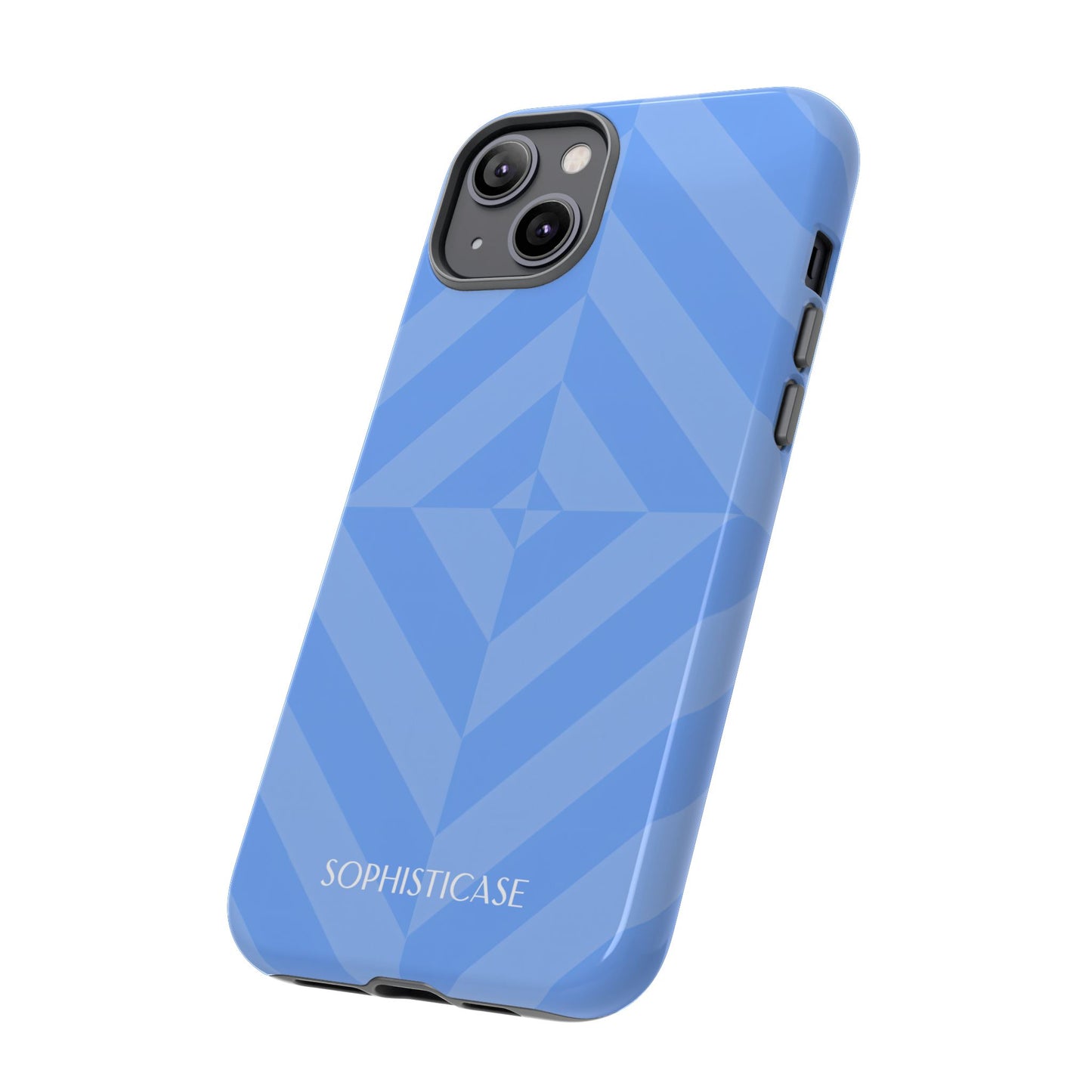 Zenergy in Blue - Dual Layer Shockproof Phone Case for iPhone, Google Pixel and Samsung Galaxy