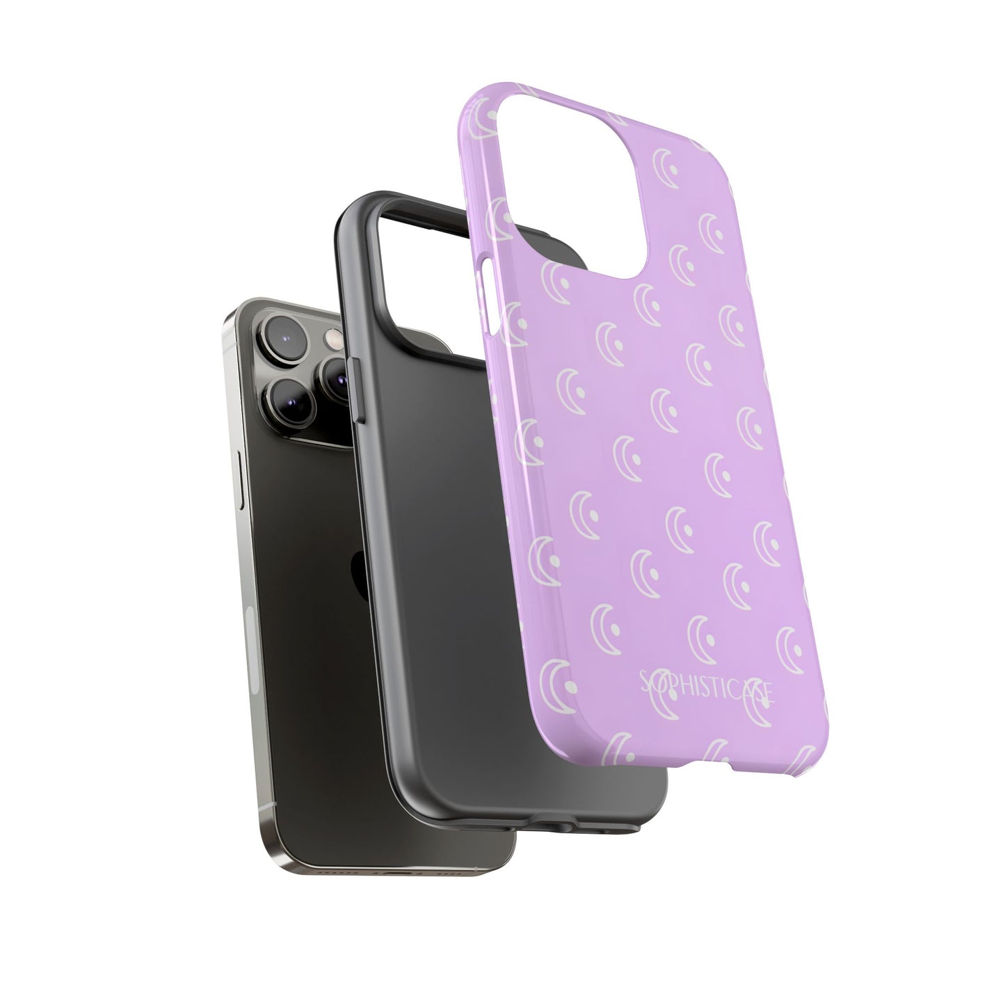 Moon Phase in Purple - Tough Phone Case for iPhone