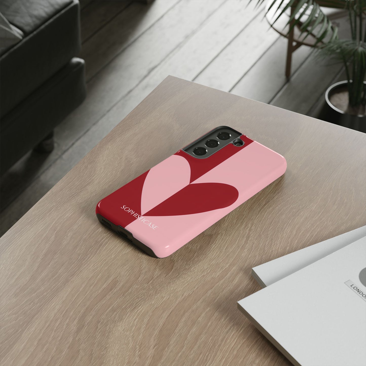 Be Mine in Red and Pink - iPhone Case, Samsung Galaxy Case, Google Pixel Case