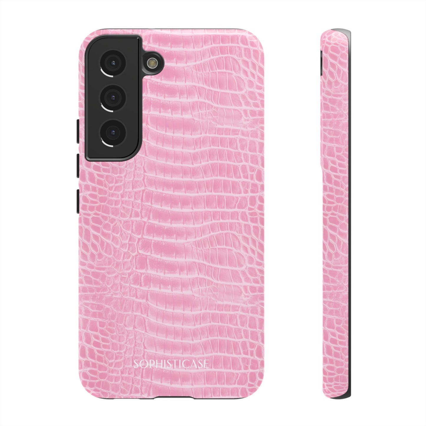 Luxe Leather in Pink - Tough Phone Case