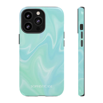 Liquid Magic in Green Haze - iPhone Case