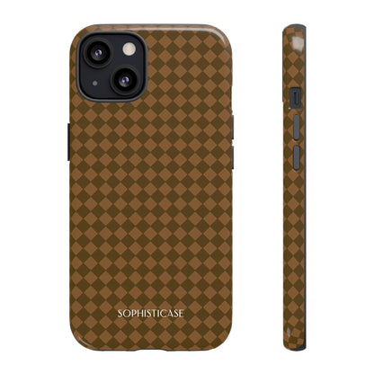 Diamond Diva in Deep Brown - iPhone Case, Samsung Galaxy Case, Google Pixel Case
