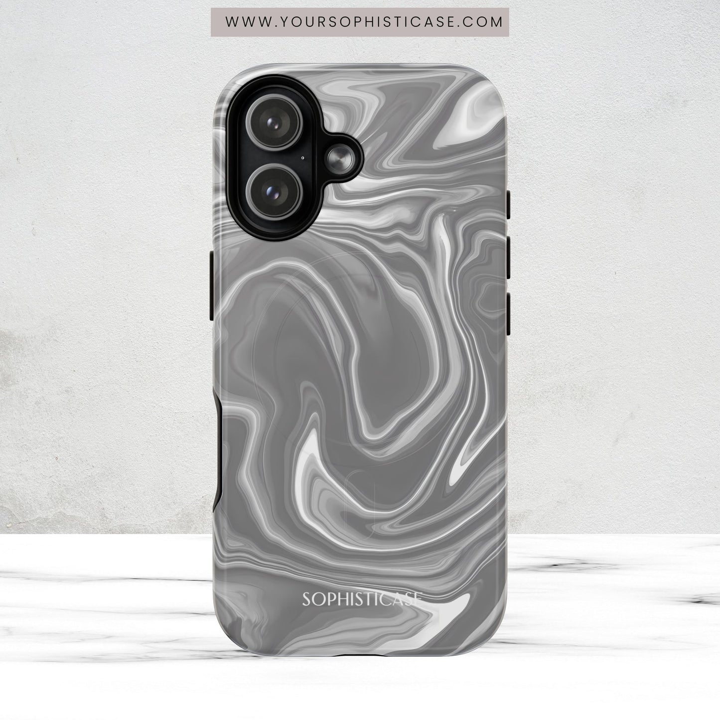 Liquid Dreams in Charcoal - Magsafe Case