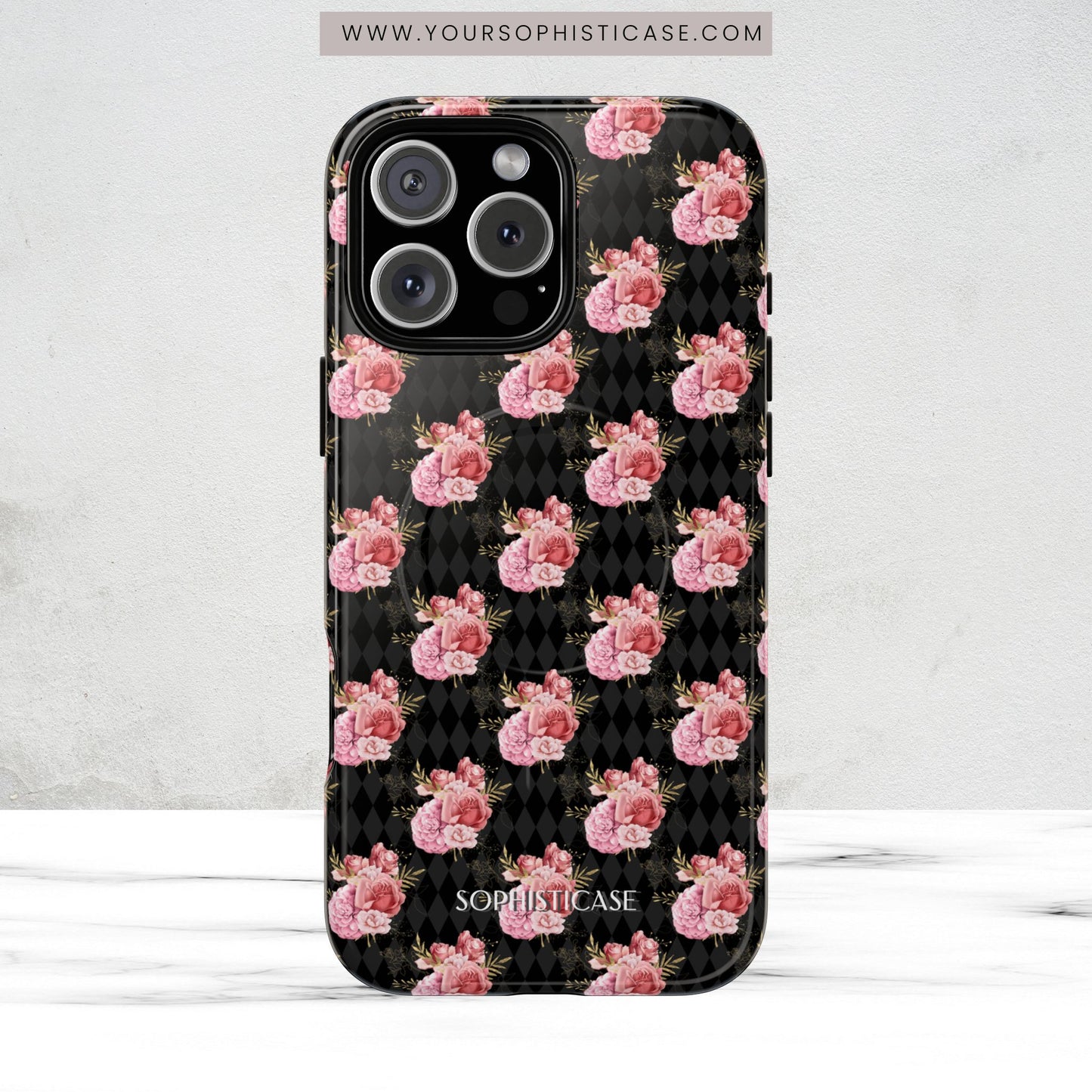Rose Diamond Romance in Vivienne - Magsafe Case